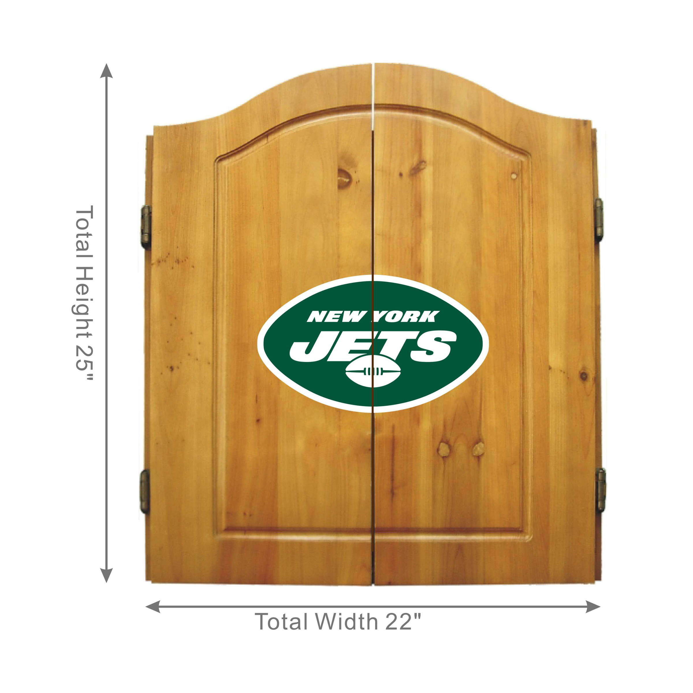ny jets nfl dart cabinet set