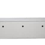 White Mahogany Modern TV Console with Drawers and Shelves 14 White Mahogany Modern TV Console with Drawers and Shelves