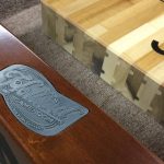 University of Oklahoma Shuffleboard Table with Chardonnay Finish