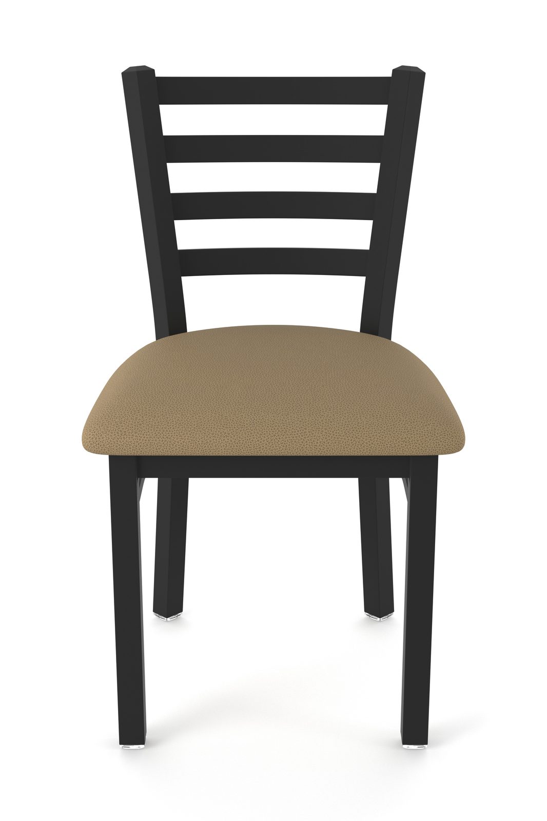 18-Inch Ladder Back Chair with Steel Frame, Black Wrinkle Finish, and Canter Thatch Seat 4 18-Inch Ladder Back Chair with Steel Frame, Black Wrinkle Finish, and Canter Thatch Seat - Image 4