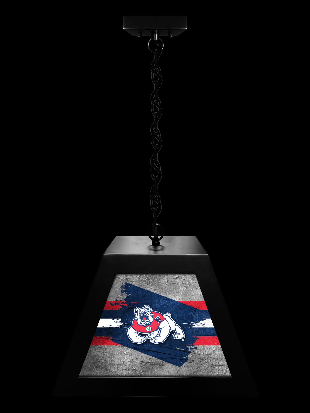 Fresno State University Pendant Box Light 3 Fresno State University Pendant Box Light - Image 3