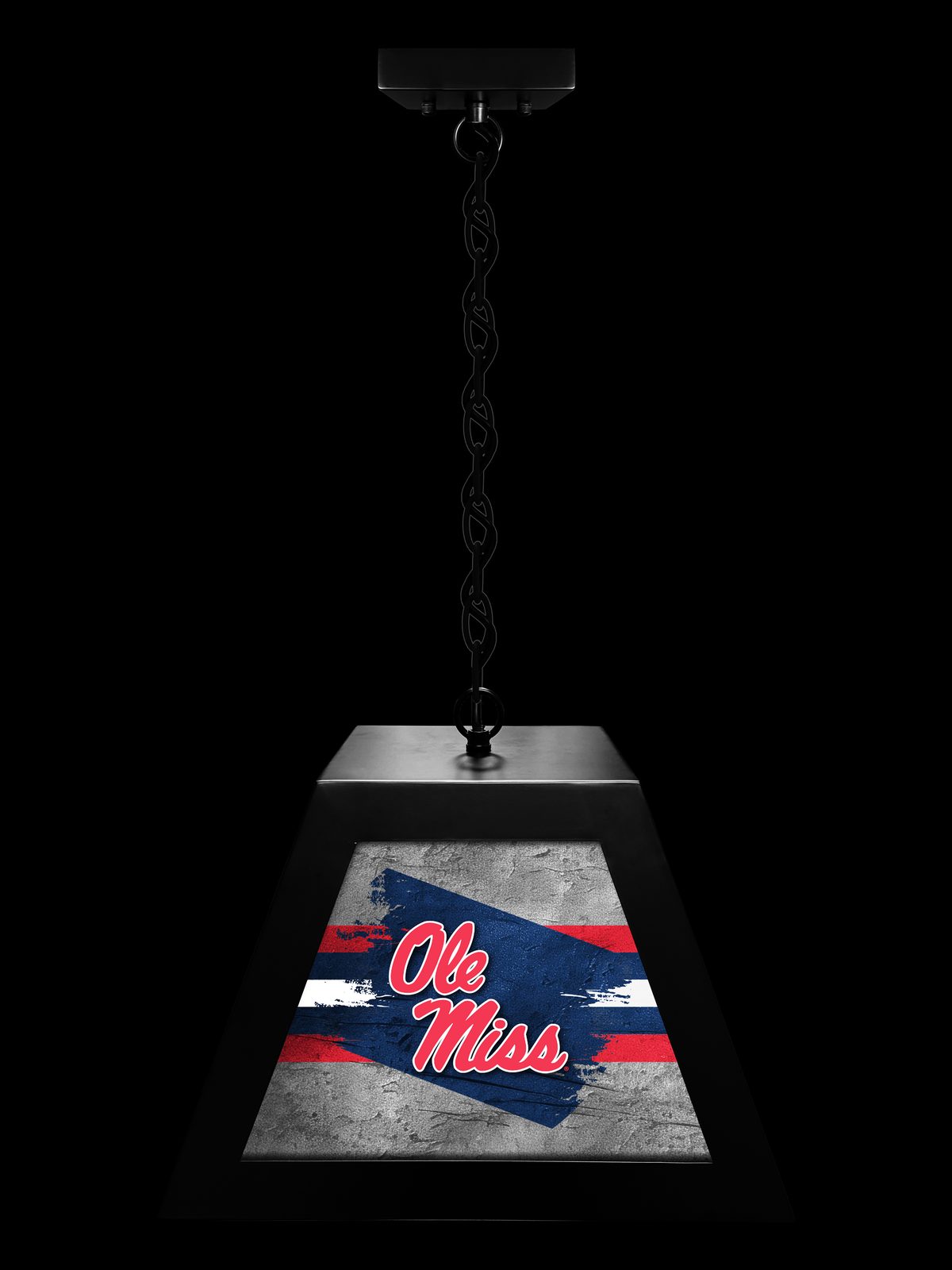 University of Mississippi Pendant Box Light 3 University of Mississippi Pendant Box Light - Image 3