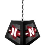 University of Nebraska Pendant Box Light 6 University of Nebraska Pendant Box Light