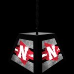 University of Nebraska Pendant Box Light 8 University of Nebraska Pendant Box Light
