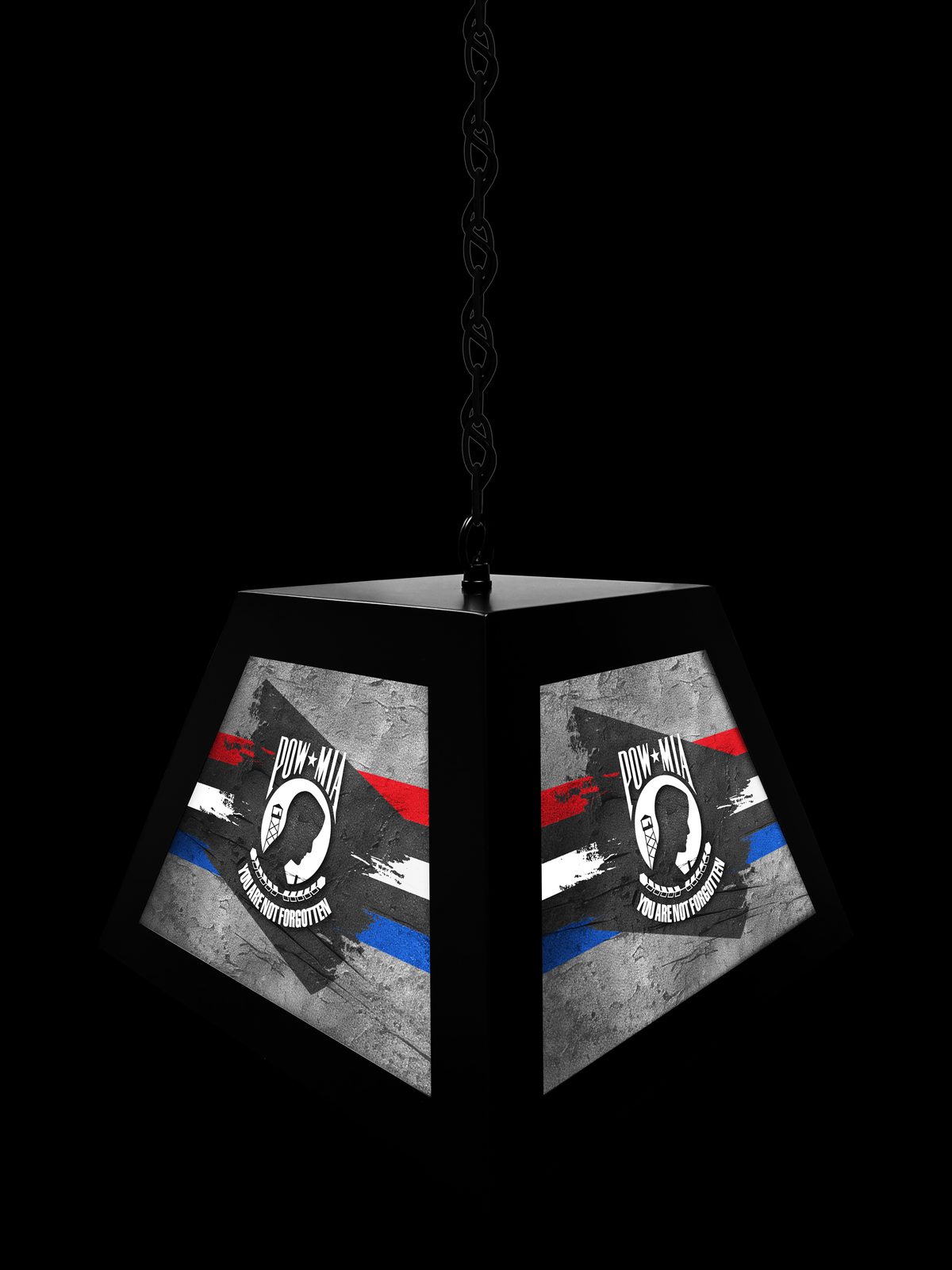 POW/MIA Pendant Box Light 4 POW/MIA Pendant Box Light - Image 4