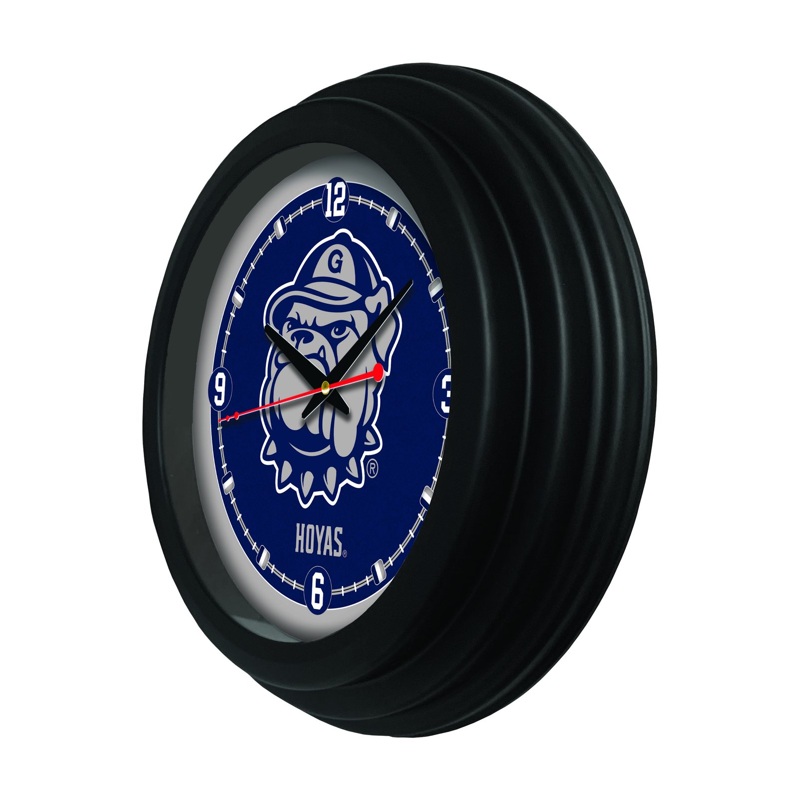 Georgetown University 15-Inch Wall Clock in Black 2 Georgetown University 15-Inch Wall Clock in Black - Image 2