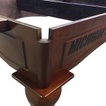 Central Florida University Pool Table with Chardonnay Finish and Claw Leg 11 Central Florida University Pool Table with Chardonnay Finish and Claw Leg
