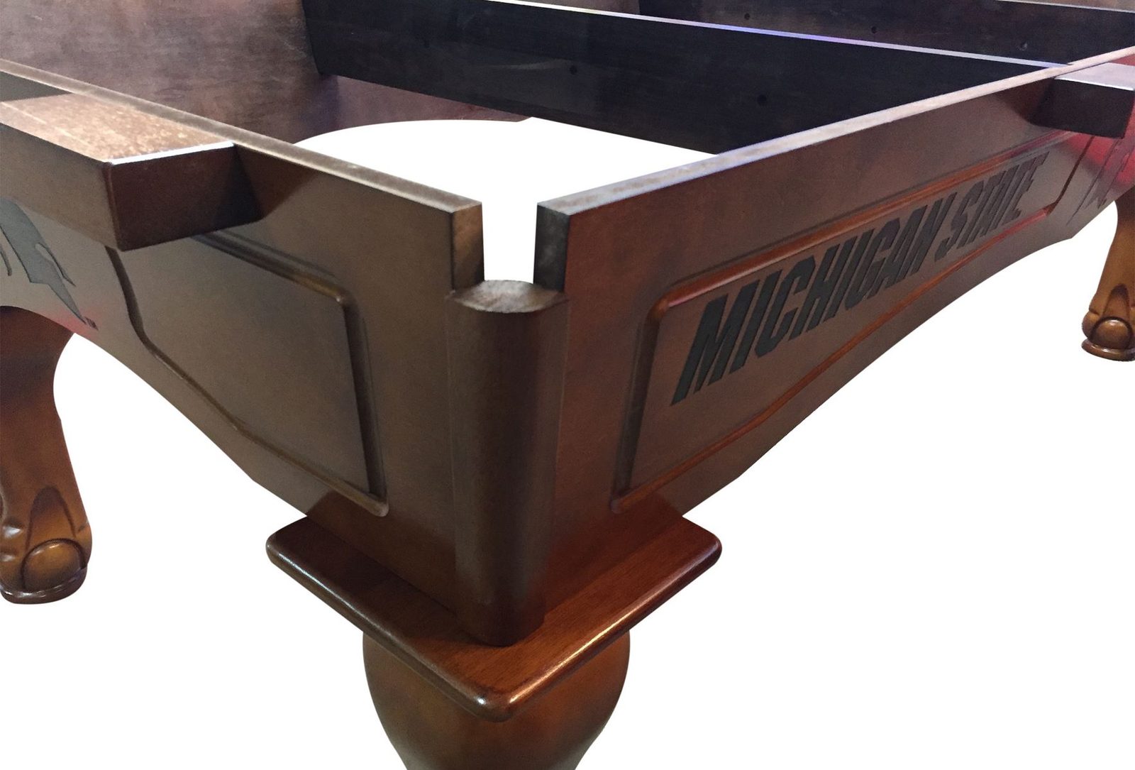 Central Florida University Pool Table with Chardonnay Finish and Claw Leg 4 Central Florida University Pool Table with Chardonnay Finish and Claw Leg - Image 4