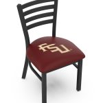Florida State University 18-Inch Stationary Bar Chair (Script Logo) 3 Florida State University 18-Inch Stationary Bar Chair (Script Logo)