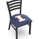 University of Illinois 18-Inch Stationary Bar Chair 3 University of Illinois 18-Inch Stationary Bar Chair