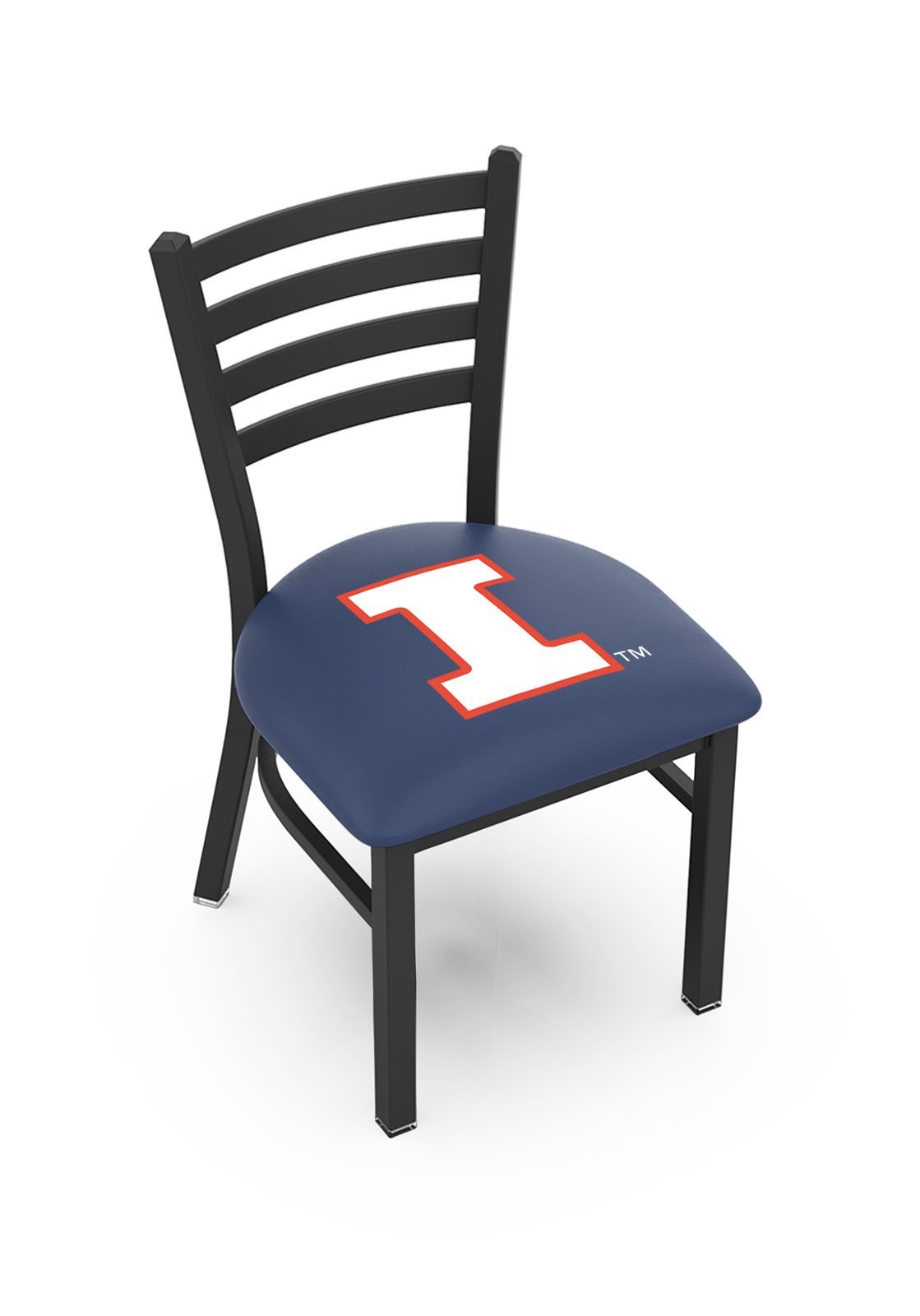 University of Illinois 18-Inch Stationary Bar Chair 1 University of Illinois 18-Inch Stationary Bar Chair