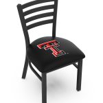 Texas Tech University 18-Inch Stationary Bar Chair 3 Texas Tech University 18-Inch Stationary Bar Chair