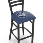 Georgetown University 25-Inch Stationary Counter Stool w/ Black Wrinkle Finish, Ladder Back, 2.5-Inch Cushion Seat 3 Georgetown University 25-Inch Stationary Counter Stool w/ Black Wrinkle Finish, Ladder Back, 2.5-Inch Cushion Seat