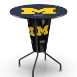 University of Michigan 42-Inch Tall Indoor Lighted Pub Table w/ 36-Inch Top 7 University of Michigan 42-Inch Tall Indoor Lighted Pub Table w/ 36-Inch Top