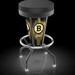 Boston Bruins 30-Inch Lighted Bar Stool