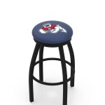 Fresno State University 36-Inch Swivel Backless Extra Tall Bar Stool w/ Black Wrinkle Finish, Single-Ring Base, 2-Inch Black Wrinkle Ring, 2.5-Inch Cushion Seat 3 Fresno State University 36-Inch Swivel Backless Extra Tall Bar Stool w/ Black Wrinkle Finish, Single-Ring Base, 2-Inch Black Wrinkle Ring, 2.5-Inch Cushion Seat