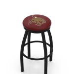 Texas State University 36-Inch Swivel Backless Extra Tall Bar Stool w/ Black Wrinkle Finish, Single-Ring Base, 2-Inch Black Wrinkle Ring, 2.5-Inch Cushion Seat 3 Texas State University 36-Inch Swivel Backless Extra Tall Bar Stool w/ Black Wrinkle Finish, Single-Ring Base, 2-Inch Black Wrinkle Ring, 2.5-Inch Cushion Seat