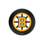 Boston Bruins 36-Inch Swivel Backless Extra Tall Bar Stool w/ Chrome Finish, Single-Ring Base, 2-Inch Chrome Ring, 2.5-Inch Cushion Seat 5 Boston Bruins 36-Inch Swivel Backless Extra Tall Bar Stool w/ Chrome Finish, Single-Ring Base, 2-Inch Chrome Ring, 2.5-Inch Cushion Seat