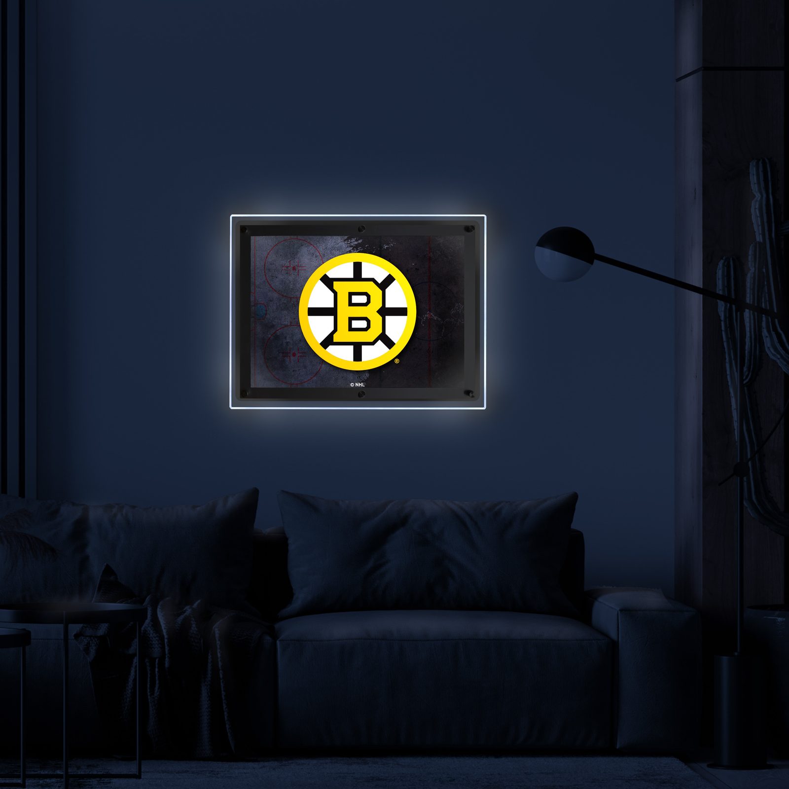 Boston Bruins A4 Backlit LED Sign 3 Boston Bruins A4 Backlit LED Sign - Image 3
