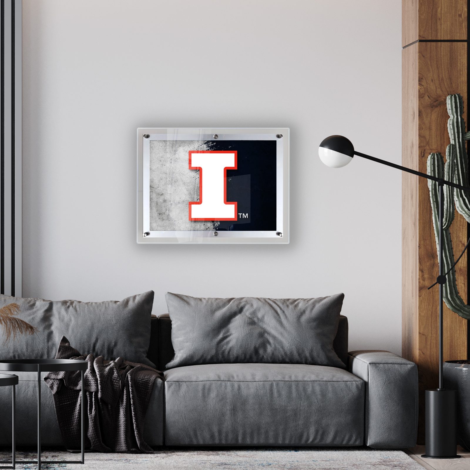 University of Illinois LG Backlit LED Sign 2 University of Illinois LG Backlit LED Sign - Image 2