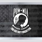 POW/MIA A3 Backlit LED Sign