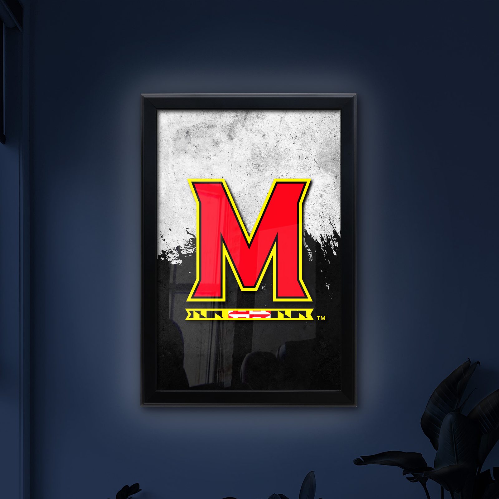 University of Maryland 16x24 Snapframe Lightbox 4 University of Maryland 16x24 Snapframe Lightbox - Image 4