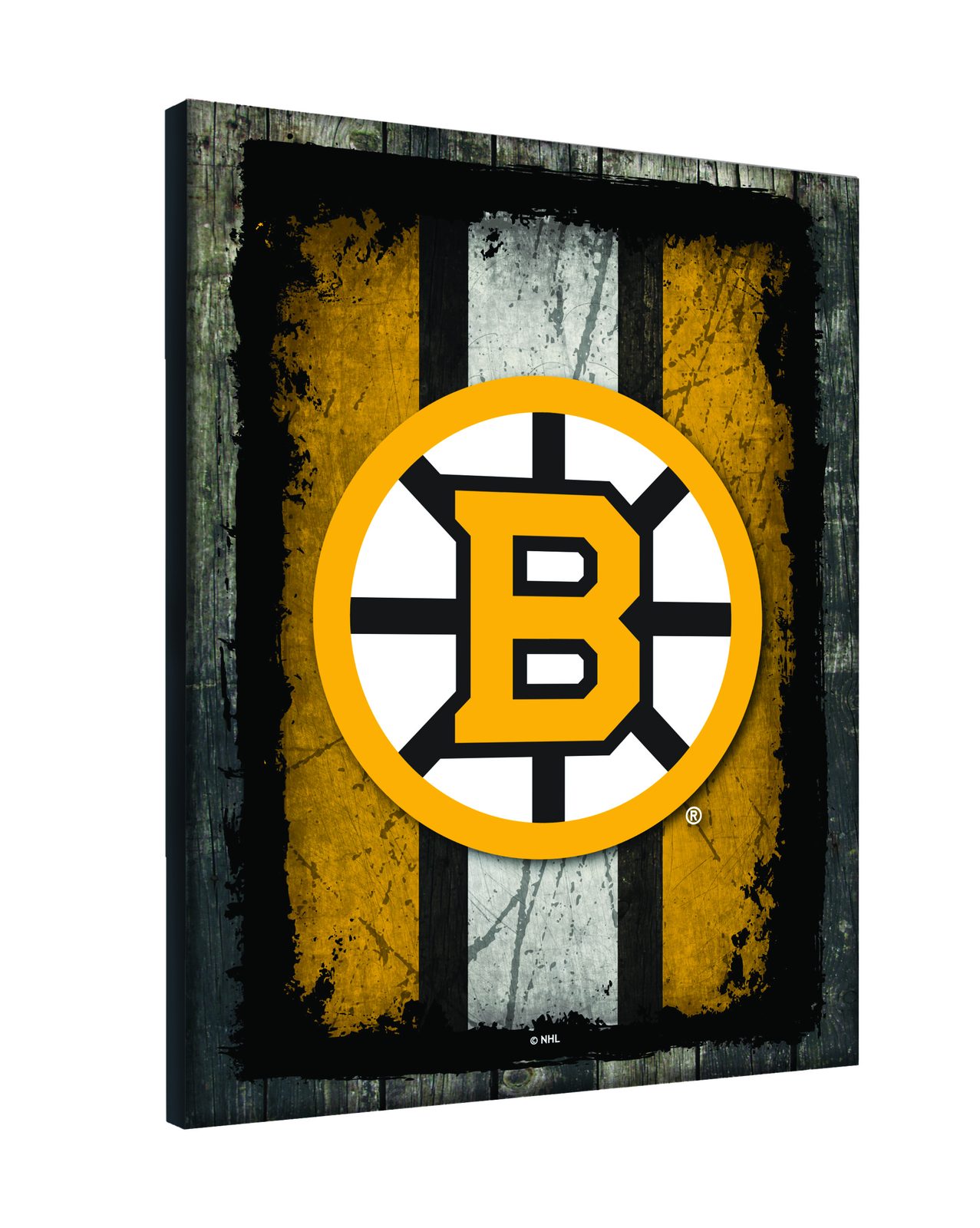 Boston Bruins 24x32 Logo Canvas Wall Art (Alternate) 2 Boston Bruins 24x32 Logo Canvas Wall Art (Alternate) - Image 2
