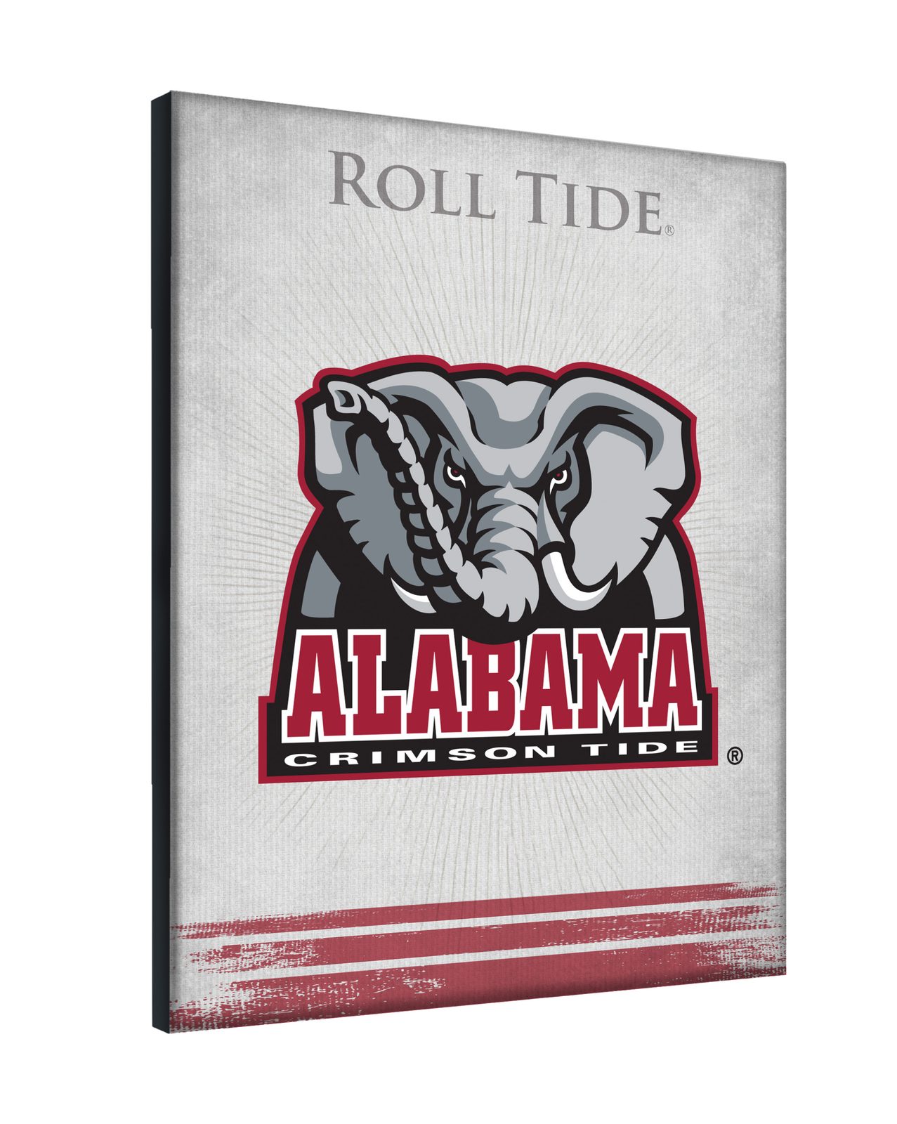 University of Alabama (Elephant) 15x20 Logo Canvas Wall Art 2 University of Alabama (Elephant) 15x20 Logo Canvas Wall Art - Image 2