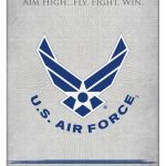 United States Air Force 24x32 Logo Canvas Wall Art 3 United States Air Force 24x32 Logo Canvas Wall Art