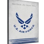 United States Air Force 24x32 Logo Canvas Wall Art 4 United States Air Force 24x32 Logo Canvas Wall Art