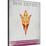 Arizona State University (Pitchfork) 24x32 Logo Canvas Wall Art 4 Arizona State University (Pitchfork) 24x32 Logo Canvas Wall Art
