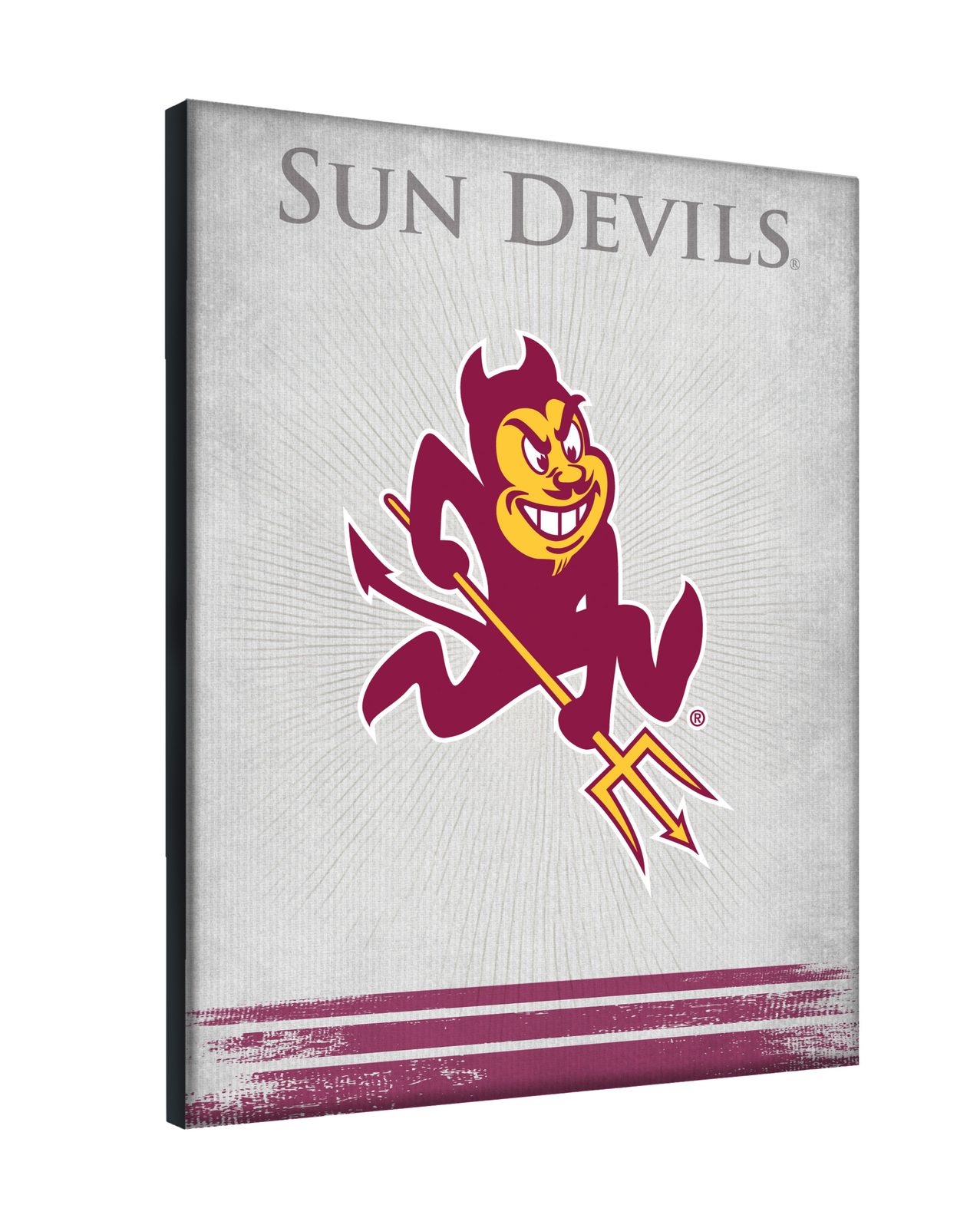 Arizona State University (Sparky) 15x20 Logo Canvas Wall Art 2 Arizona State University (Sparky) 15x20 Logo Canvas Wall Art - Image 2