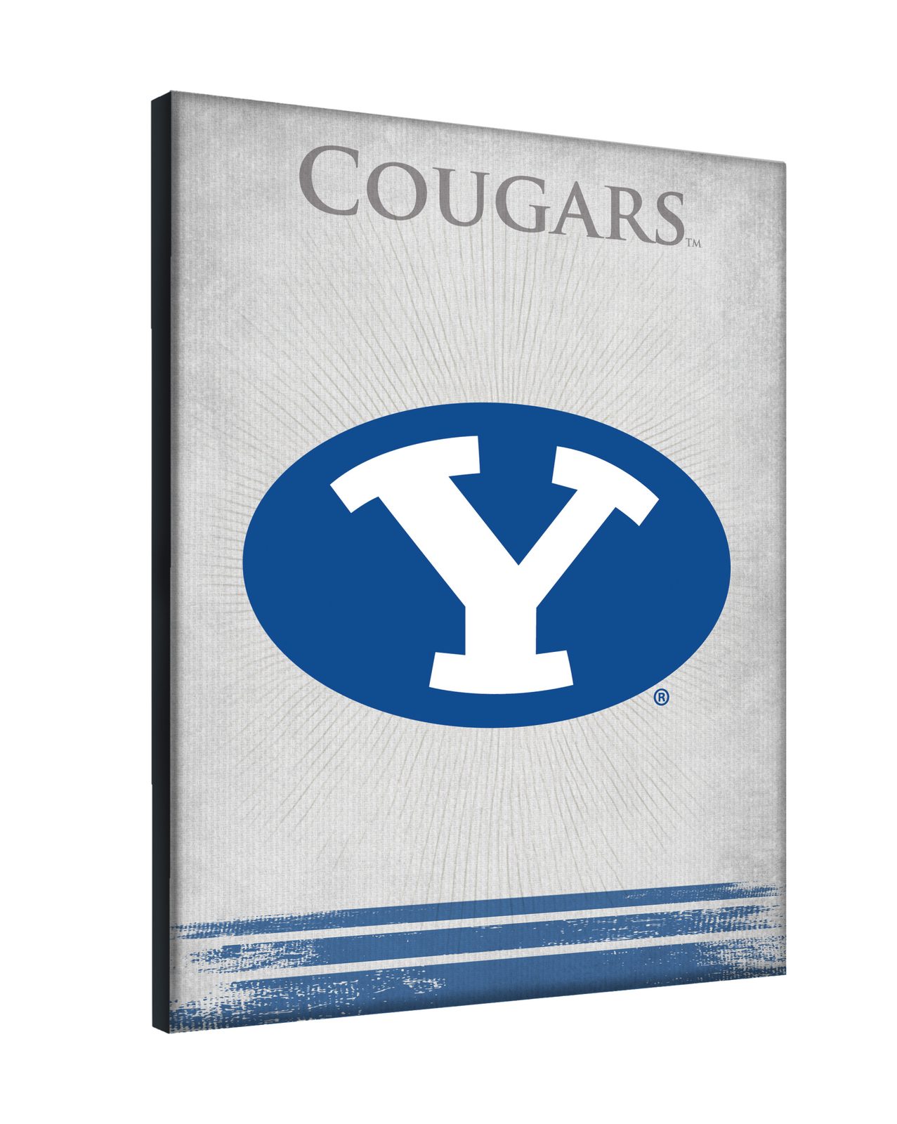 Brigham Young University 24x32 Logo Canvas Wall Art 2 Brigham Young University 24x32 Logo Canvas Wall Art - Image 2