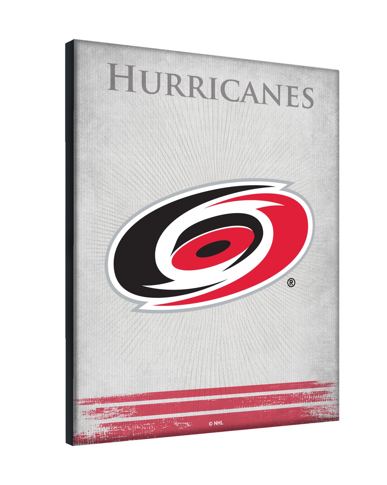 Carolina Hurricanes 24x32 Logo Canvas Wall Art 2 Carolina Hurricanes 24x32 Logo Canvas Wall Art - Image 2