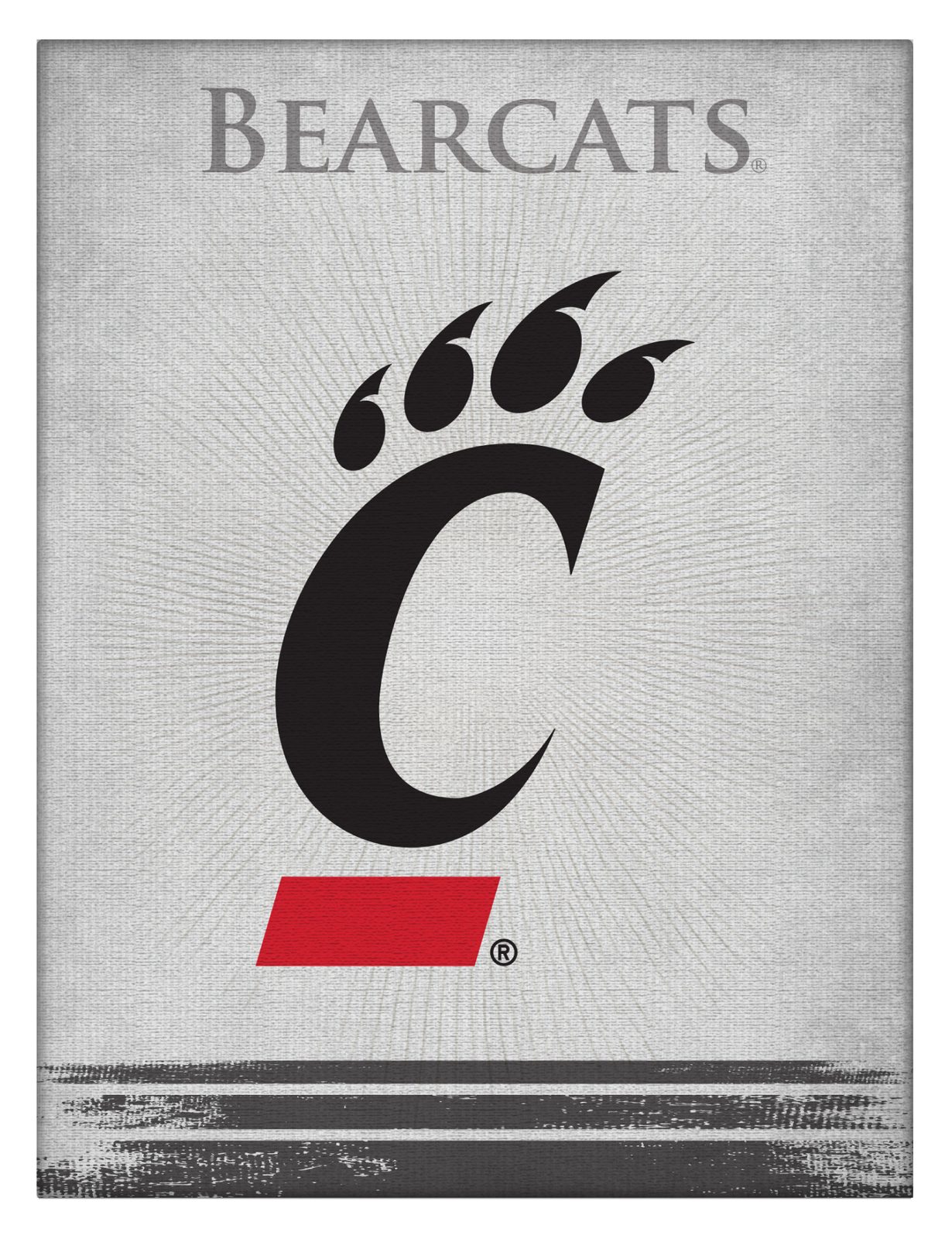 University of Cincinnati 15x20 Logo Canvas Wall Art 1 University of Cincinnati 15x20 Logo Canvas Wall Art