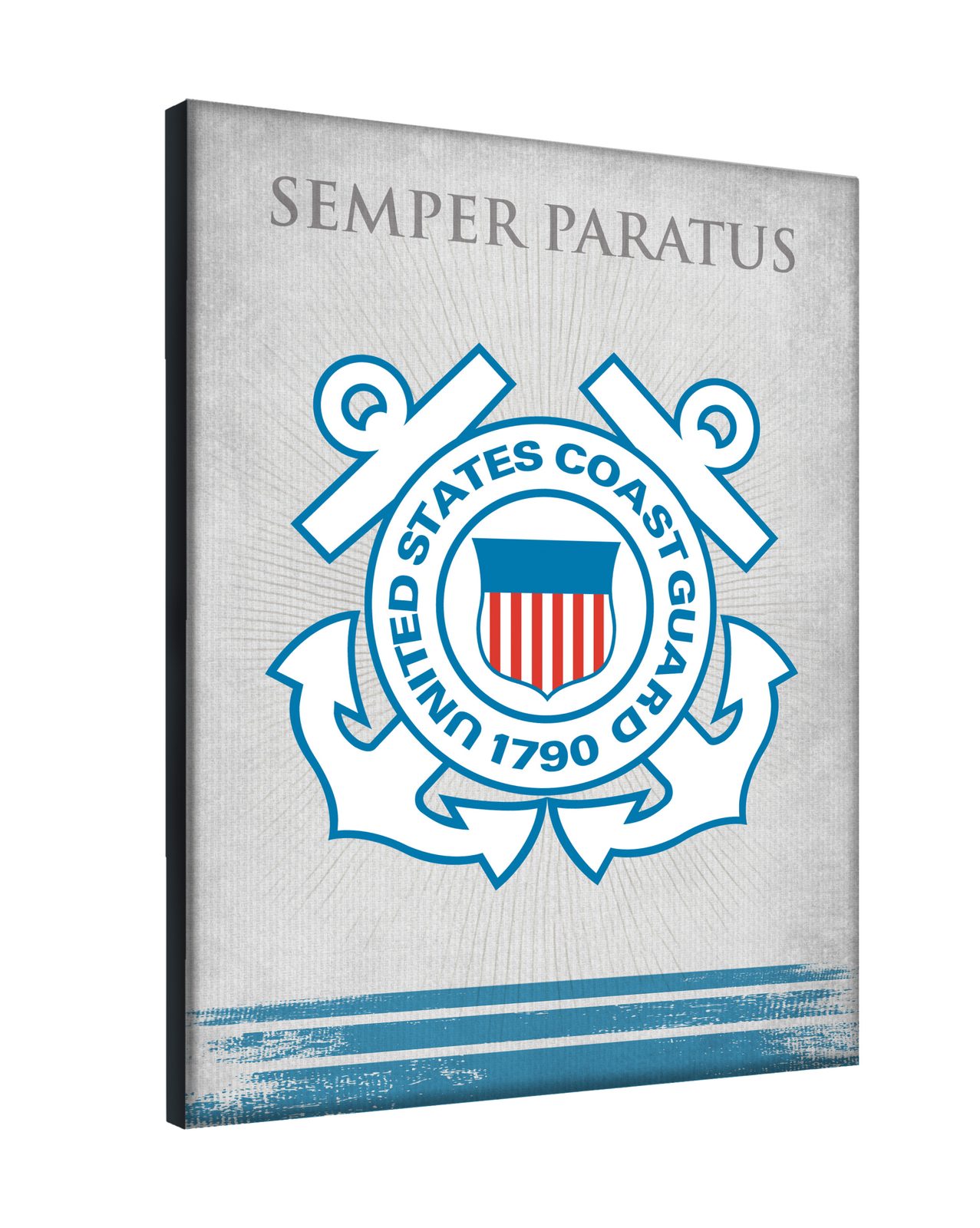 United States Coast Guard 15x20 Logo Canvas Wall Art 2 United States Coast Guard 15x20 Logo Canvas Wall Art - Image 2