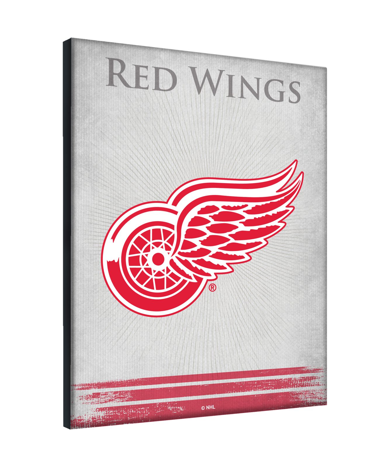Detroit Red Wings 24x32 Logo Canvas Wall Art 2 Detroit Red Wings 24x32 Logo Canvas Wall Art - Image 2