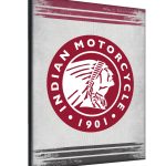 Indian Motorcycle (Head) 24x32 Logo Canvas Wall Art 4 Indian Motorcycle (Head) 24x32 Logo Canvas Wall Art