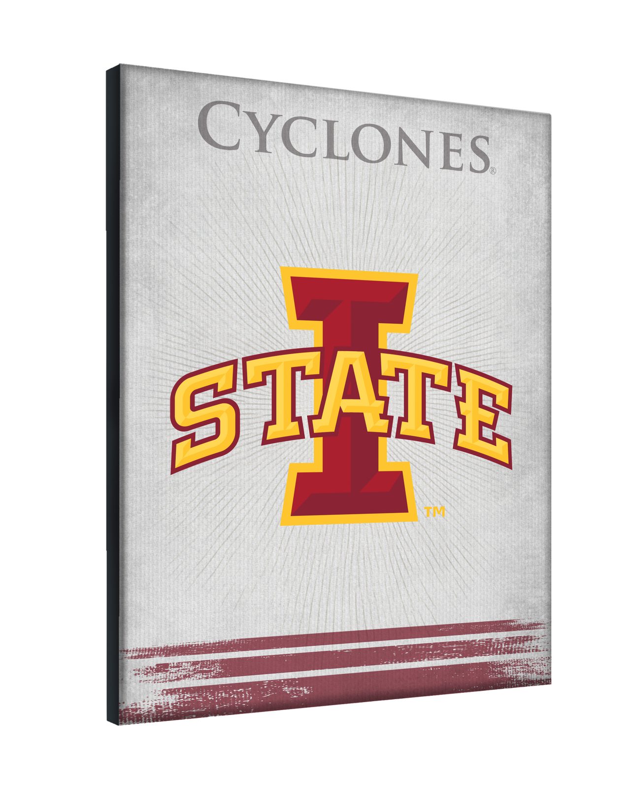 Iowa State University 15x20 Logo Canvas Wall Art 2 Iowa State University 15x20 Logo Canvas Wall Art - Image 2