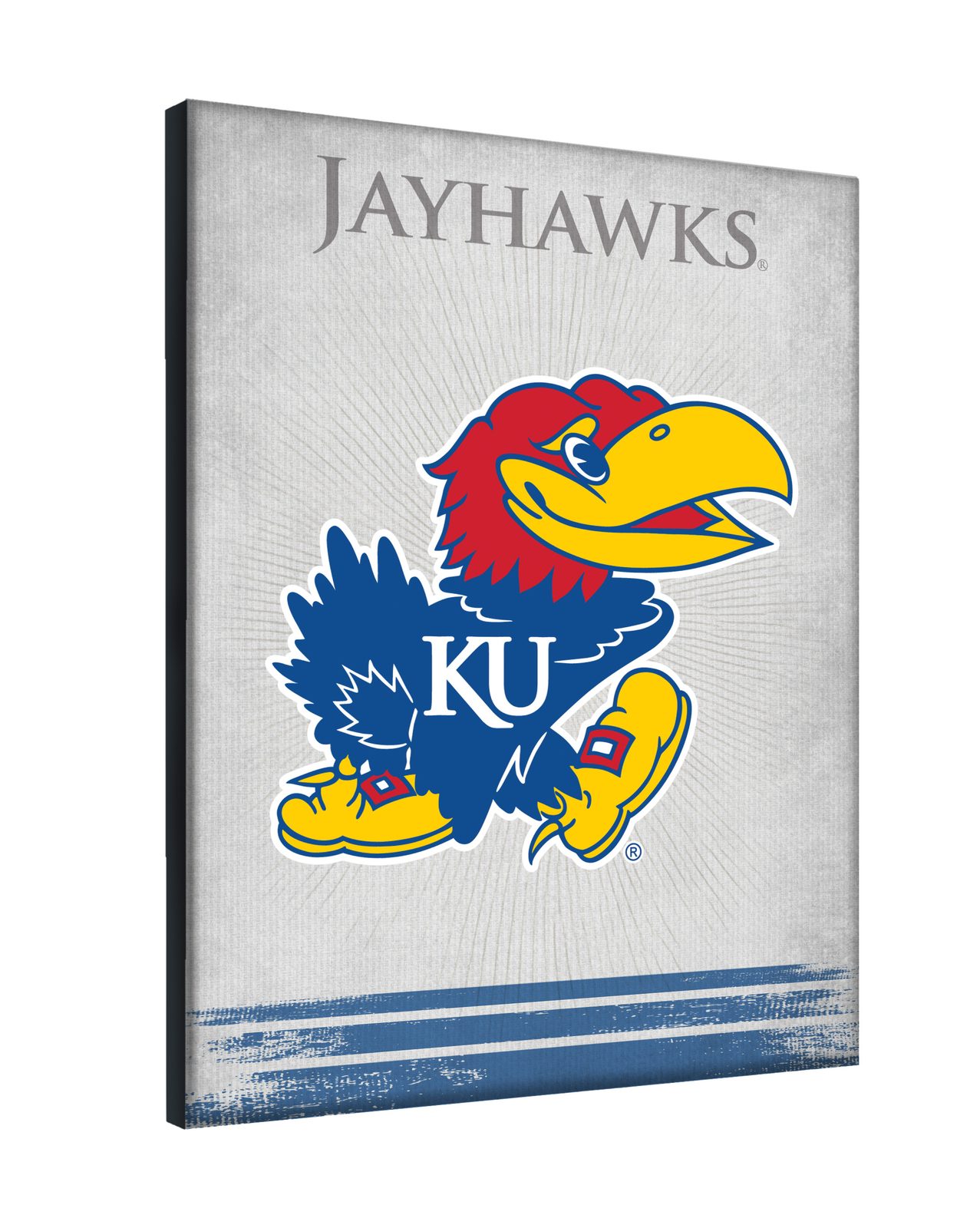 University of Kansas 15x20 Logo Canvas Wall Art 2 University of Kansas 15x20 Logo Canvas Wall Art - Image 2