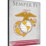 United States Marine Corps (Red/Yellow) 15x20 Logo Canvas Wall Art 4 United States Marine Corps (Red/Yellow) 15x20 Logo Canvas Wall Art