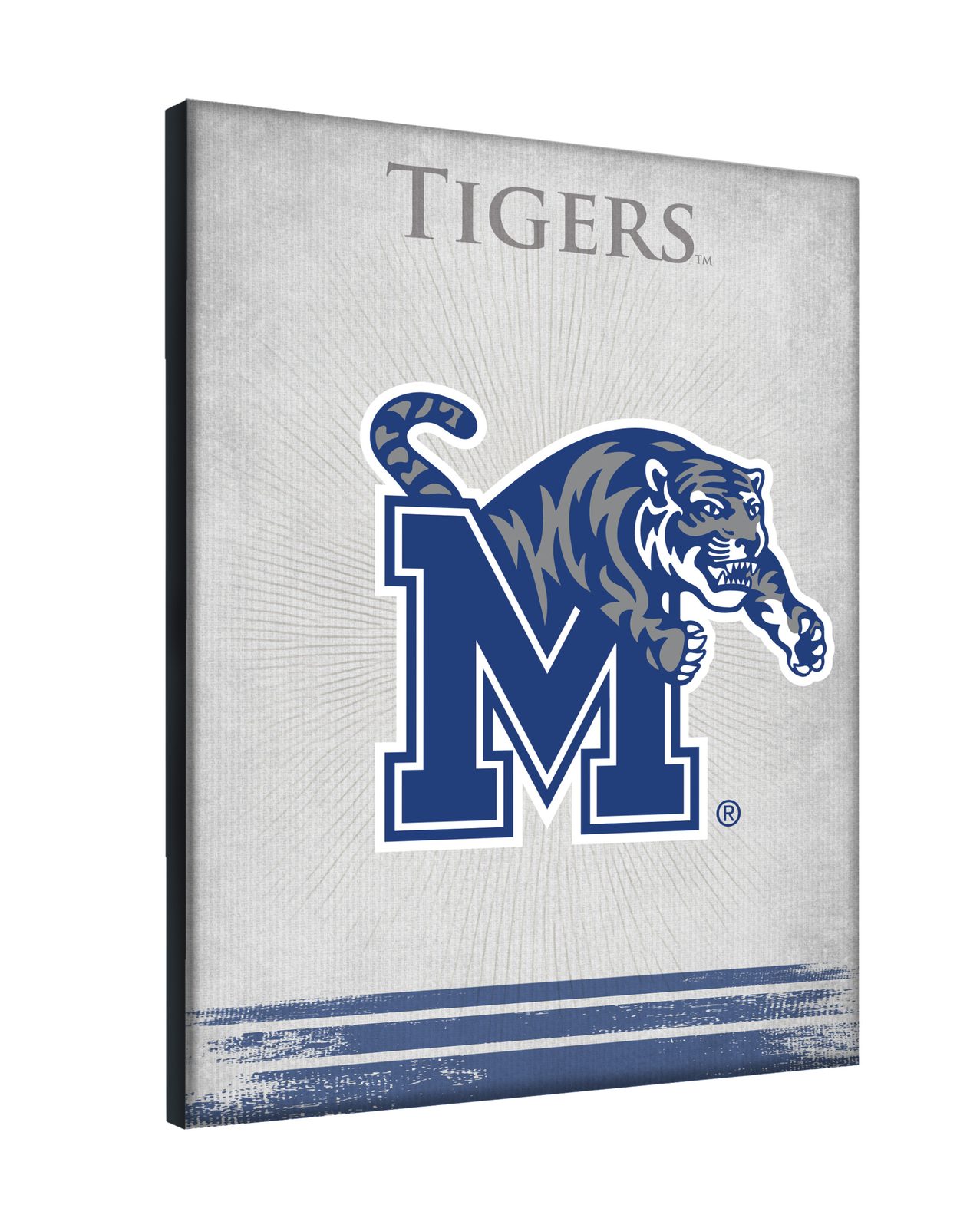 University of Memphis 24x32 Logo Canvas Wall Art 2 University of Memphis 24x32 Logo Canvas Wall Art - Image 2
