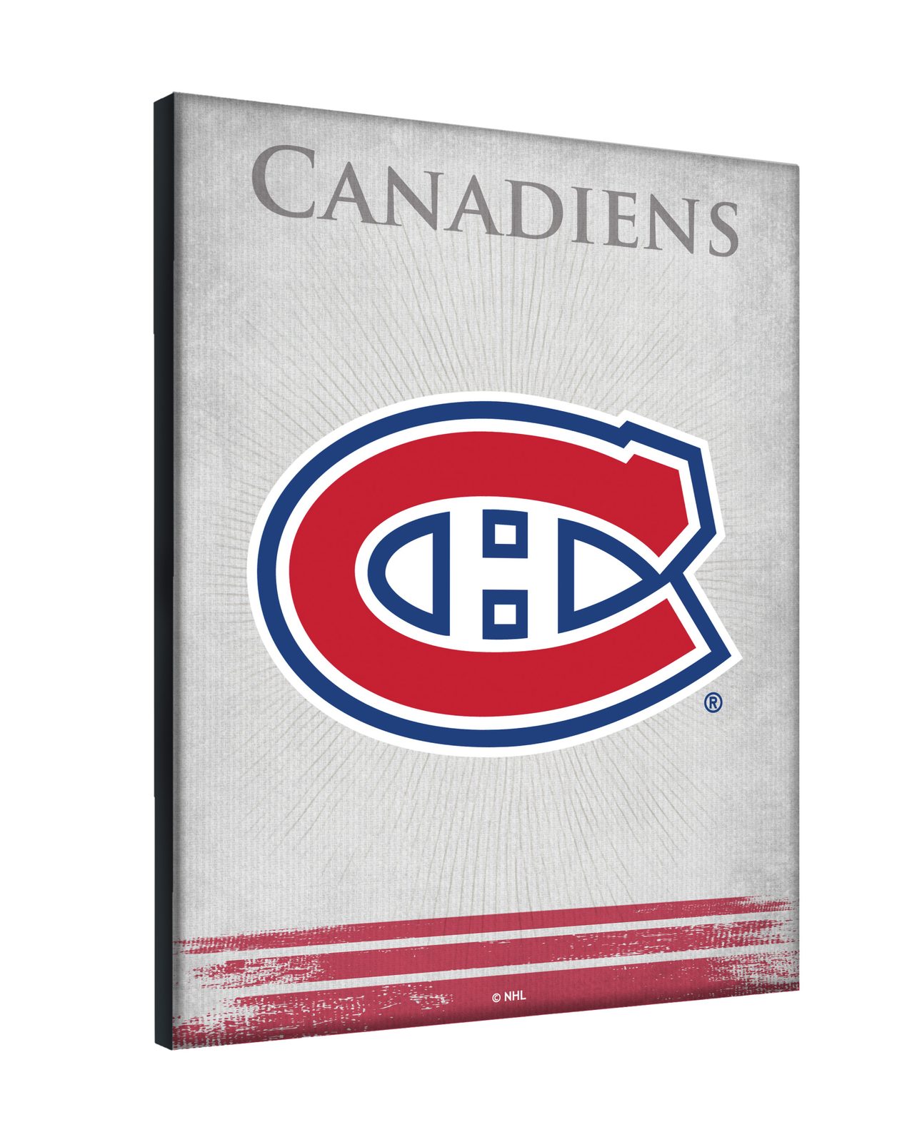 Montreal Canadiens 24x32 Logo Canvas Wall Art 2 Montreal Canadiens 24x32 Logo Canvas Wall Art - Image 2