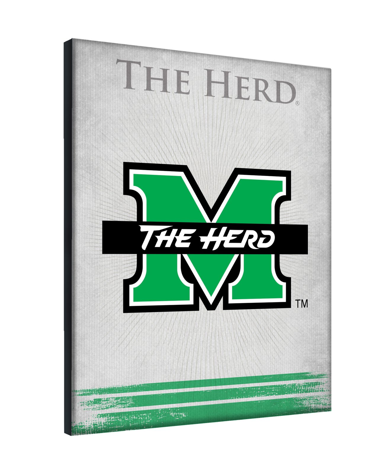 Marshall University 15x20 Logo Canvas Wall Art 2 Marshall University 15x20 Logo Canvas Wall Art - Image 2