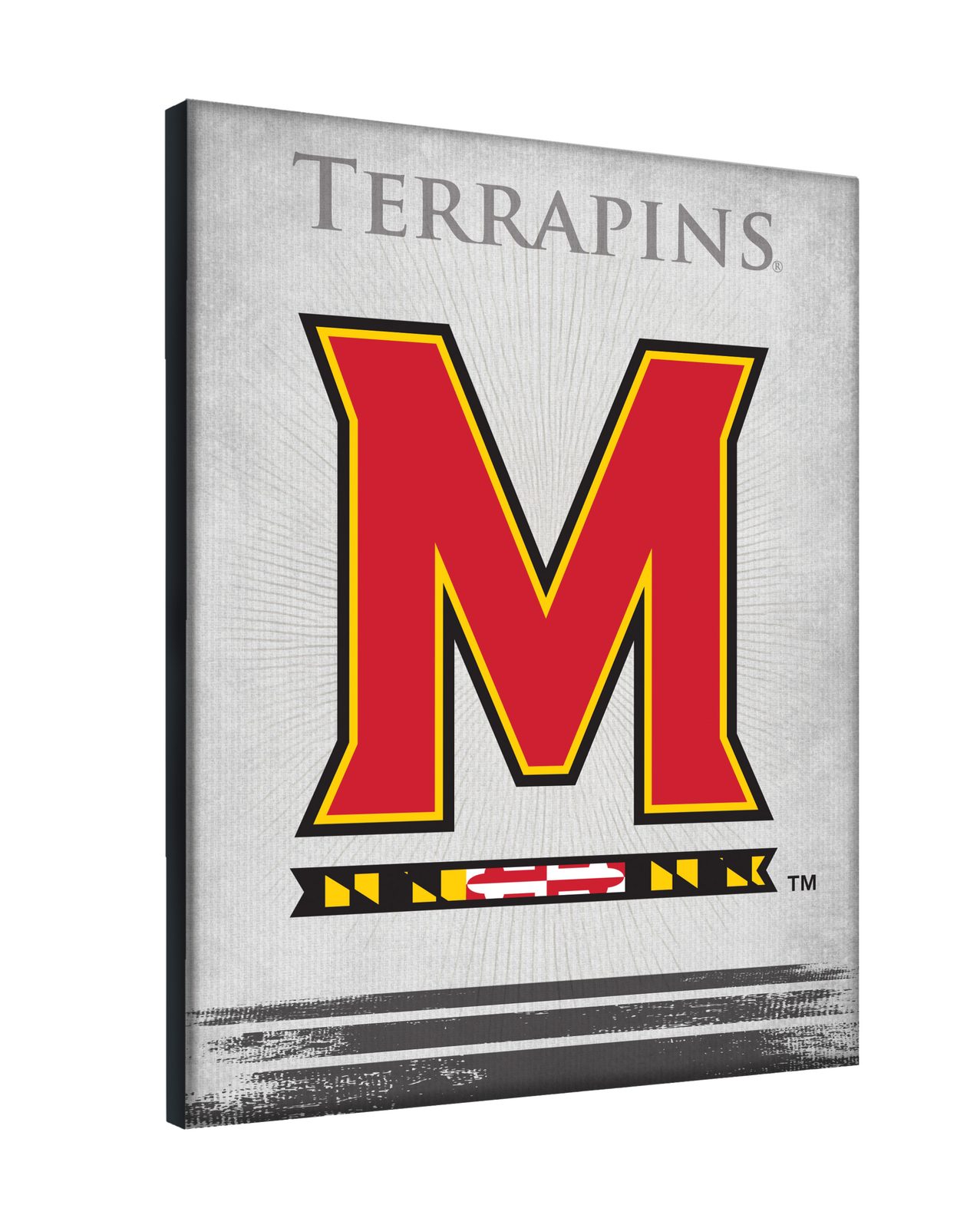 University of Maryland 24x32 Logo Canvas Wall Art 2 University of Maryland 24x32 Logo Canvas Wall Art - Image 2