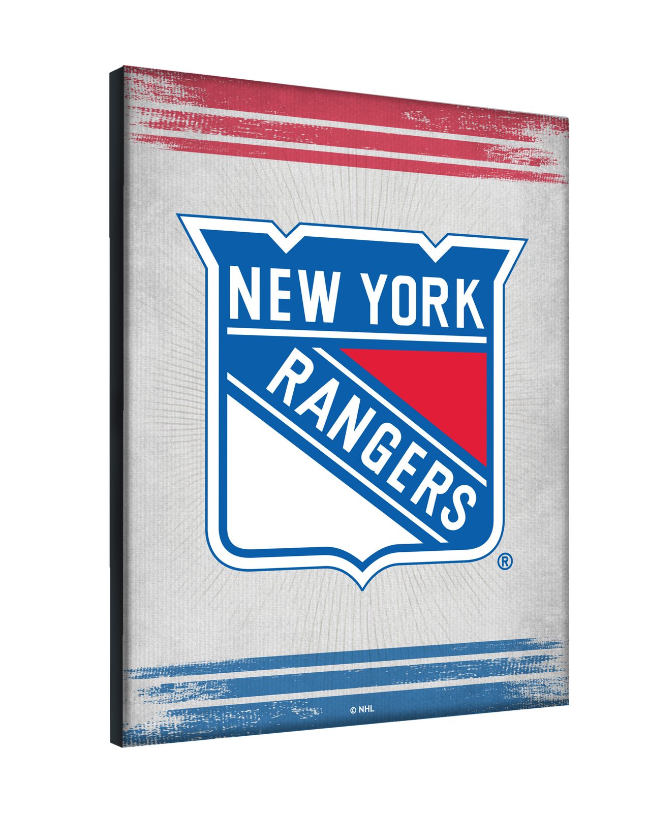 New York Rangers 15x20 Logo Canvas Wall Art 2 New York Rangers 15x20 Logo Canvas Wall Art - Image 2