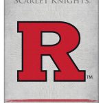 Rutgers 15x20 Logo Canvas Wall Art