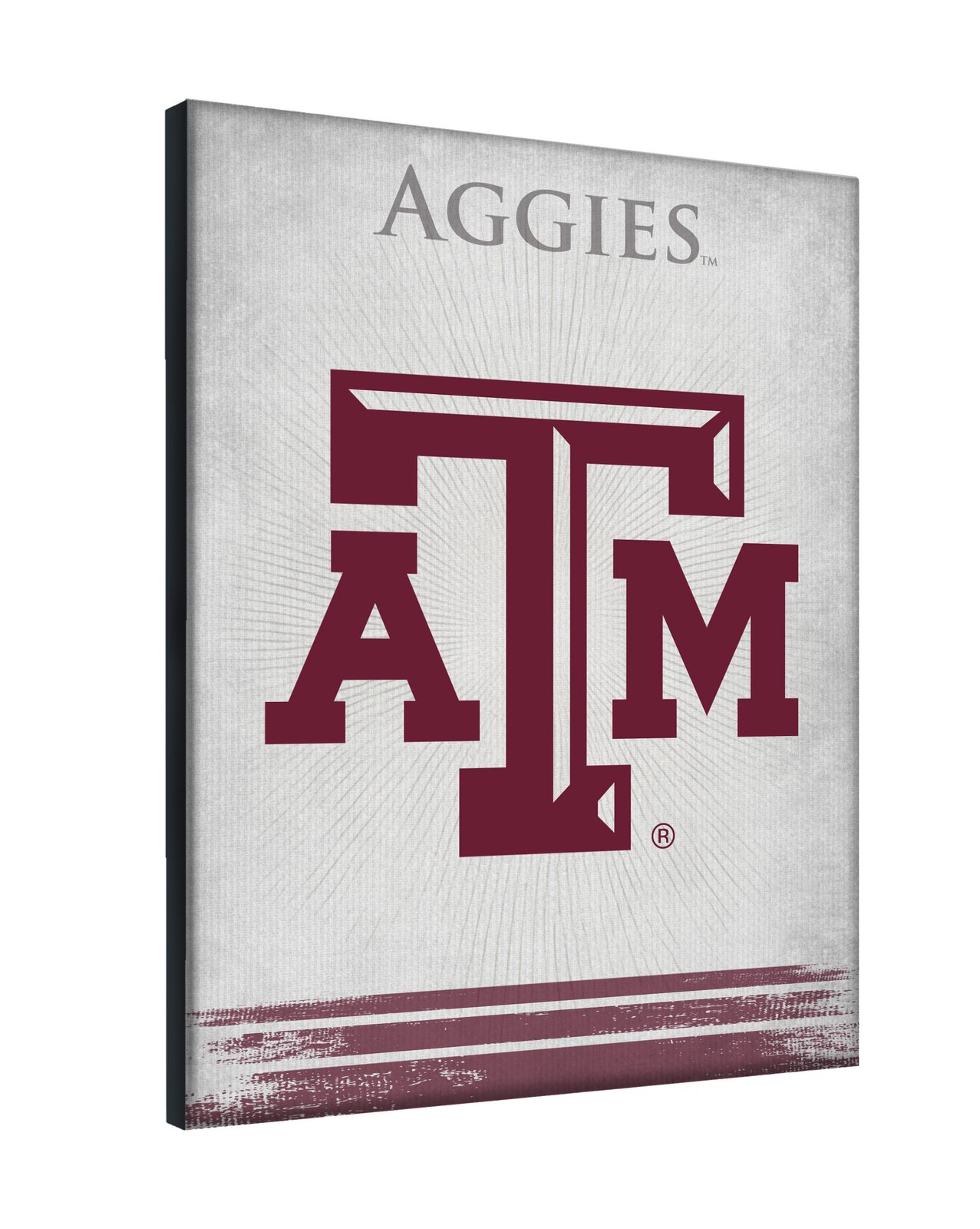 Texas A&M 24x32 Logo Canvas Wall Art 2 Texas A&M 24x32 Logo Canvas Wall Art - Image 2