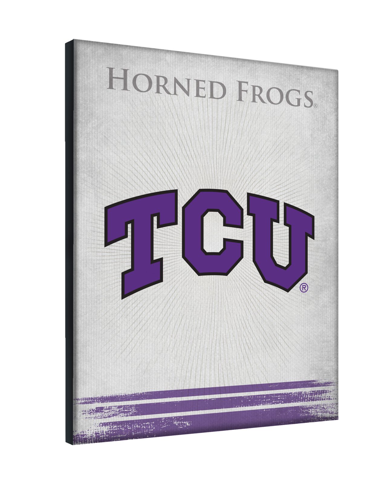 Texas Christian University 15x20 Logo Canvas Wall Art 2 Texas Christian University 15x20 Logo Canvas Wall Art - Image 2