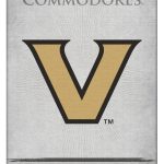 Vanderbilt University 15x20 Logo Canvas Wall Art